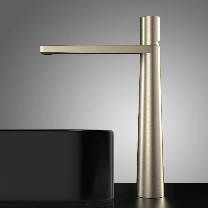 Robinet de salle de bain en laiton – version haute et basse, design moderne - Fluens